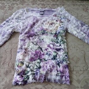 Ladies layered blouse